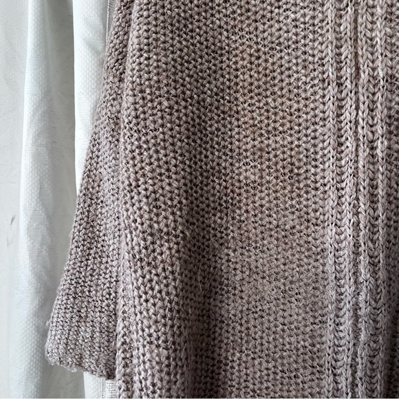 Anthropologie Moth Chain Channel Alpaca and Wool Blend Sweater in Tan size Small - Picture 10 of 15
